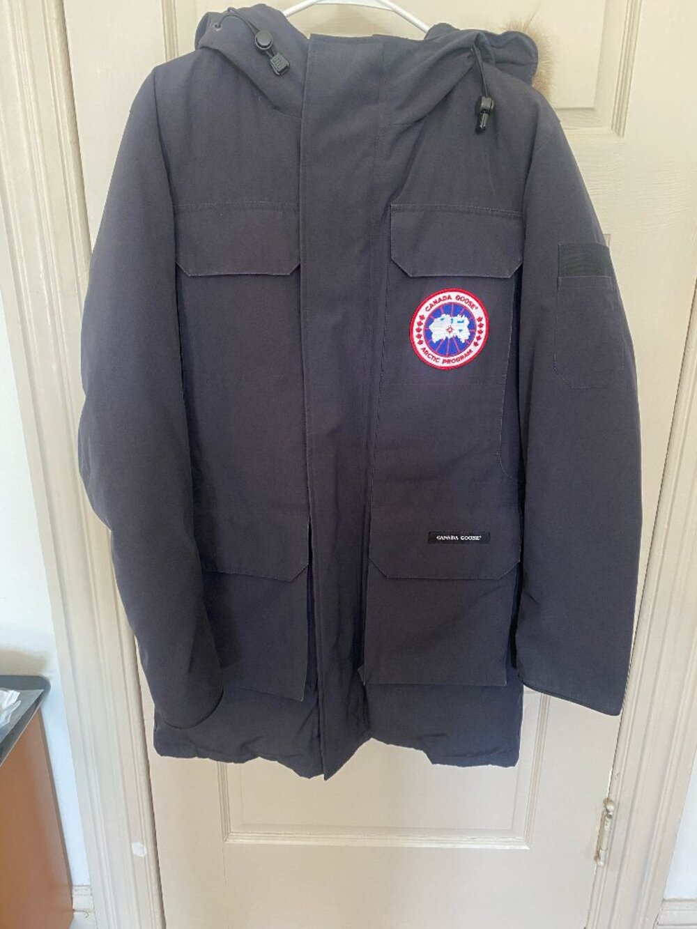 Canada Goose Citadel Parka Navy Marine Men’s Small S Arctic Program 4561M
